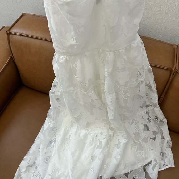 Lulu’s Proof of Perfection White Dress (Bridal Shower) - Picture 5 of 6